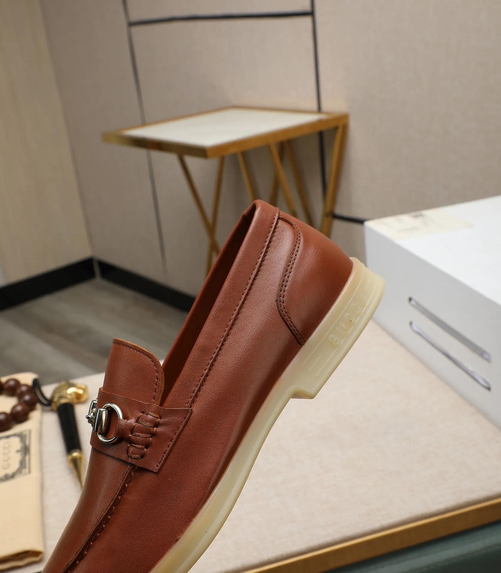 Men's shoes 💰520 📛📛Original (water-dyed cow lining) GUCCI official website formal shoes🌀 Italian 🇮🇹Imported cowhide➕Top imported water-dyed cowhide lining💋Finely handmade Original bottom, the real thing looks better when photographed in person Standard size 38-44